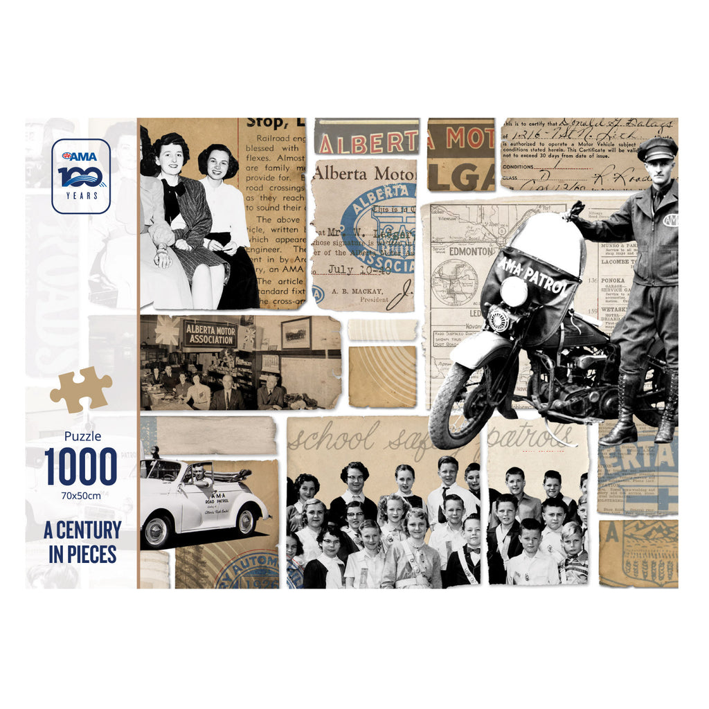 Alberta Collage Puzzle: A Century in Pieces