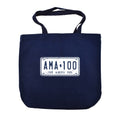 Vintage Cotton Tote Bag Navy